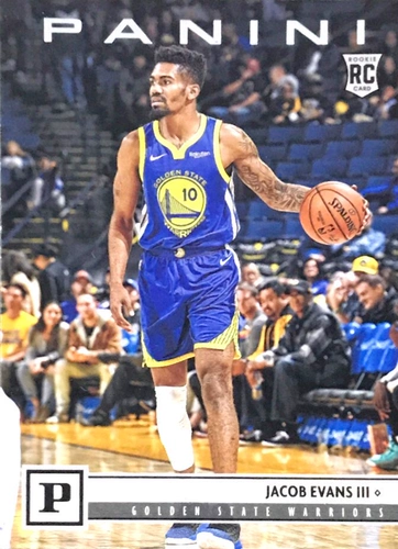 [IR] Звездная карта NBA Panini Jacob Evans Warrior.