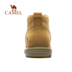 giày ngoài trời cụ nubuck da-top cao cá tính mùa đông mới Camel Camel nam giới giảm xóc giày chống trượt giày đi tuyết Khởi động ngoài trời