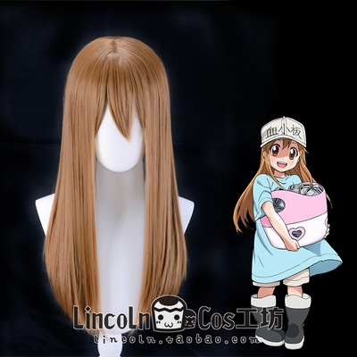 taobao agent Lincoln Working Cell Captain Cosplay COSPLAY Wig COS character brown long straight wig