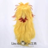 Lincoln Ghost Destroyer Blade Curgatory Cosplay Cosplay Wig Braight Yellow Sicked Daseming Персонаж с длинными волосами