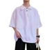 Quần áo thun ngắn tay năm điểm hè 2019 cho nam cộng với quần lửng size rộng đôi nam rộng phiên bản Hàn Quốc của xu hướng quần áo - Áo phông ngắn Áo phông ngắn