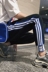 2018 mùa hè chín điểm sọc thể thao quần nam XL lỏng chân thường quần Hàn Quốc phiên bản của xu hướng của quần của nam giới Crop Jeans
