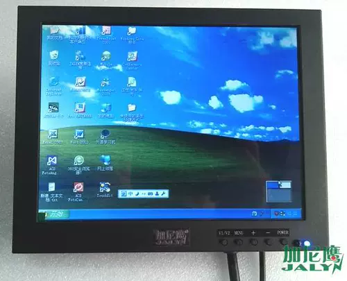 HD 8 -INCH DISPLAY 4 -3 -Square Экран 1024x768 Экранная индустрия промышленности поперечной линии VGA+BNC+RCA Head