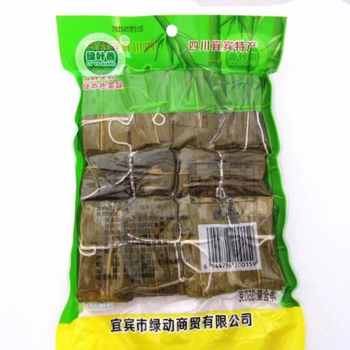 Специальность Sichuan Specialty Yibin Green Leaf Fragrant Snacks Specialty Bamboo Leaf Yellow Bamboo Leaf Leaf 350G*34 мешки