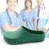 Dép y tế PVC thí nghiệm giày chống tĩnh điện bảo vệ giày phẫu thuật giày chống kim nhỏ giọt thoáng khí chịu nhiệt độ cao giày ngón chân dép đi trong nhà Dép y tế 