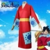 Anime Nhật Bản cos kimono One Piece Wano Quốc Luffy trang phục hóa trang Bộ vai trò chơi phù hợp với Cosplay