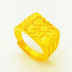 Việt Nam Shajin nam giới và phụ nữ 24 K vàng giả vàng nguyên chất vòng mạ vàng euro coins dài đã bị mờ đích thực 999 đồ trang sức Nhẫn