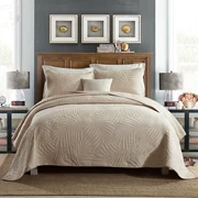 Khăn trải giường bằng vải bông được giặt trong mùa hè mát mẻ trải giường bằng vải bông trải giường ba mảnh xuất khẩu Hàn Quốc lớn gối - Trải giường