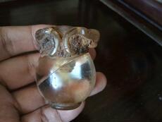 Украшения на руку 古玩古董玉雕玉器收藏 包邮辽金水牛头镶铜水晶雕件瓶保老真