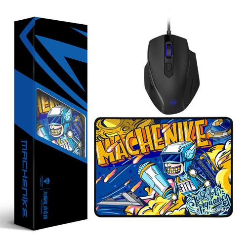 Machenike Machine Machine M1 Wired Mouse Set Eat Chicken Lol E -Sports Портативная мышь