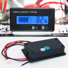Тестеры аккумуляторов 电动电瓶车电量显示器12v72v锂电池检测仪表