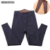 Quần nam ấm áp phần mỏng cộng với nhung cao eo trẻ trung Quần len cotton cộng với phân bón XL quần cotton co giãn mịn màng mùa thu đông quần legging bé gái Quần nóng lên