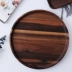 Gỗ keo Nhật Bản tấm gỗ hình chữ nhật sushi món trà khay trà gỗ chạm khắc Tấm