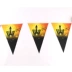 Halloween tam giác treo cờ Bí ngô trang trí treo cờ kéo hoa dải băng Halloween lễ hội cung cấp đạo cụ bố trí - Sản phẩm Đảng / Magic / Hiệu suất