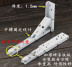 Vách ngăn kệ hình tam giác khung IKEA dày chữ đặt trên hộp gấp chín lò xo hơn khung hỗ trợ giá sách - Kệ kệ trang trí phòng ngủ Kệ