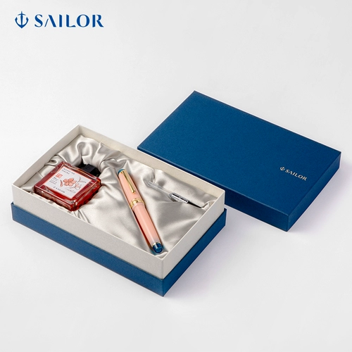 Сейлор написать Lewan Shiji 14k Baijian Nut Sakura White Cat Liu Fuzi Meihua