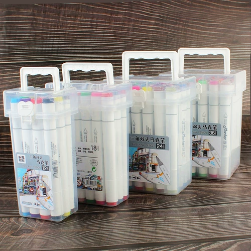 Дизайнерский маркер для школьников, полный комплект, ручная роспись, 36 цветов, подходит для начинающих