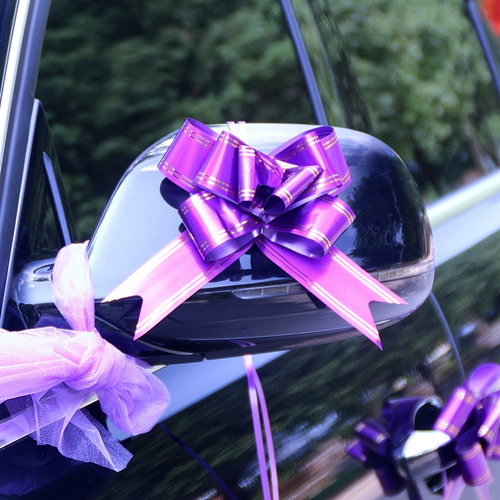 Свадебные машины ручка руля ленты декоративная свадьба свадебная свадебная комната свадебная комната