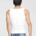 Người đàn ông mới của vest màu rắn thể thao cotton chặt đàn hồi vòng cổ đáy áo mỏng phần cá tính chủ đề vest triều