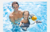 Chính hãng INTEX trẻ em của vòng bơi phao cứu sinh ghế bé inflatable vòng bơi nách vòng dày float 2-6 tuổi phao bơi biển Cao su nổi