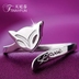 Nhẫn bạc sterling sterling nữ chữ Nhật Bản và Hàn Quốc trang sức ngón tay sống cáo nhẫn nhẫn đuôi nhẫn bạc trang trí nhẫn nhẫn đôi pnj Nhẫn