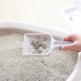 Кошачья песчаная лопата маленькие отверстия маленькая круглая отверстие сгущенная кошачья лопата может повесить большие дерьмовые инструменты для очистки кошачьего песчаного горшка