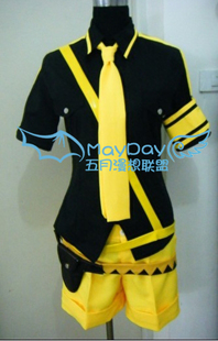 taobao agent [May-Day May ● COS service customization] V Family love mirror mirror sound girin, Len Rin shorts