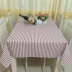 Simple khăn trải bàn vải kiểu Nhật lưới tươi bàn cà phê bảng vải hiện đại bàn hình chữ nhật vải bông mục vụ - Khăn trải bàn