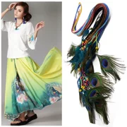 Thắt lưng nữ váy hoang dã trang trí đẹp phiên bản Hàn Quốc của tay con công tinh khiết thắt lưng thắt lưng thời trang thắt nút - Thắt lưng