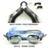 Mạ phẳng chống thấm nước kính chống sương mù silicone Earmuffs Mũ bơi PU bơi hai mảnh phù hợp với unisex