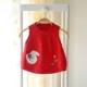 Phiên bản Hàn Quốc của bé gái mới vest bé gái mùa xuân vest nữ vest kẹp vai áo len bé len vest công chúa đỏ - Áo ghi lê