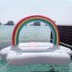 Ins thời trang nhất mặt hàng duy nhất nước bơm hơi cầu vồng nổi giường bơi bơm hơi hình tròn đạo cụ có thể mang 2-4 người - Cao su nổi phao tắm cho trẻ em Cao su nổi