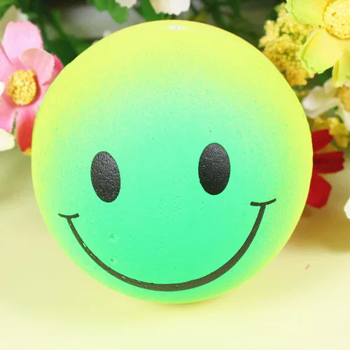 Классический резиновый прыгучий мяч, сферическая флуоресцентная резиновая маленькая игрушка, домашний питомец