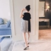 Thai sản mặc 2018 mùa hè mới một phiên bản chiffon sợi khâu lỏng mỏng thời trang phụ nữ mang thai búp bê ăn mặc váy