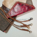 Летняя маленькая сумка, кожаный черный бордовый ремешок для сумки, 4mm