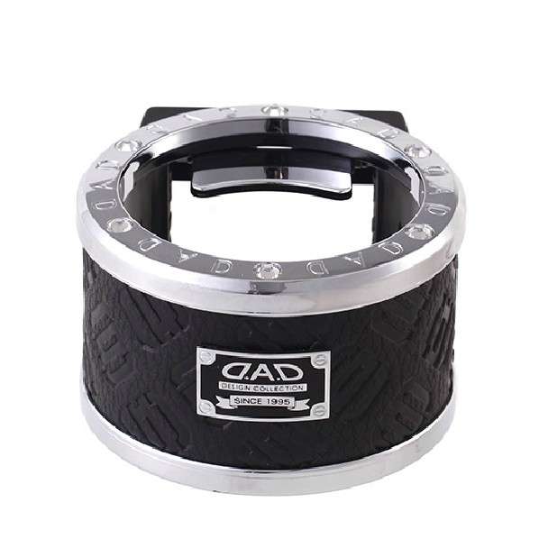 Authentic Japanese GARSON DAD Diamond Crystal Leather Black Car Cup Holder Air Outlet Beverage Holder