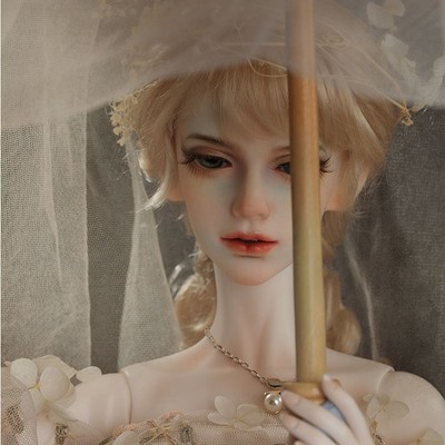 taobao agent CD genuine 3 -point BJD female doll SD female body naked baby bride Trista Wedding Dress Cuisea