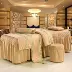 Mới của Hàn Quốc màu tinh khiết bông vẻ đẹp trải giường bốn bộ vật lý trị liệu trải giường cotton massage trải giường bốn bộ ga trải giường nối mi Trang bị tấm