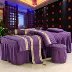Mới của Hàn Quốc màu tinh khiết bông vẻ đẹp trải giường bốn bộ vật lý trị liệu trải giường cotton massage trải giường bốn bộ ga trải giường nối mi Trang bị tấm