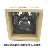 Деревянная ящик для примерков. Четырех -ящик для мокса, деревянный, четырехэкейный полыно, теплое примерение, гинекологическая квадратная утолщенная температура
