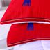 Heng Yuan Xiang dệt vài bông đám cưới khăn bông khăn Magenta lễ hội quà cưới một cặp chính hãng - Khăn gối vỏ gối nằm Khăn gối