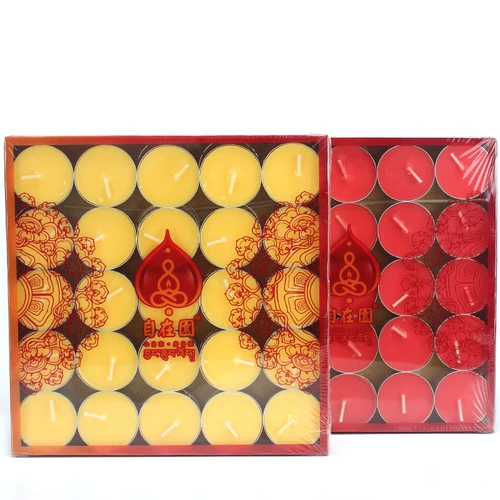 Ziyi Garden Crisplane Lights 4/8 часа 100 Grab Handle Candle Candle Candle Long Bodhisattva продукты