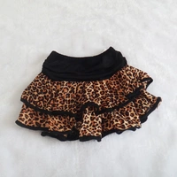 Одинарная юбка с леопардовым принтом