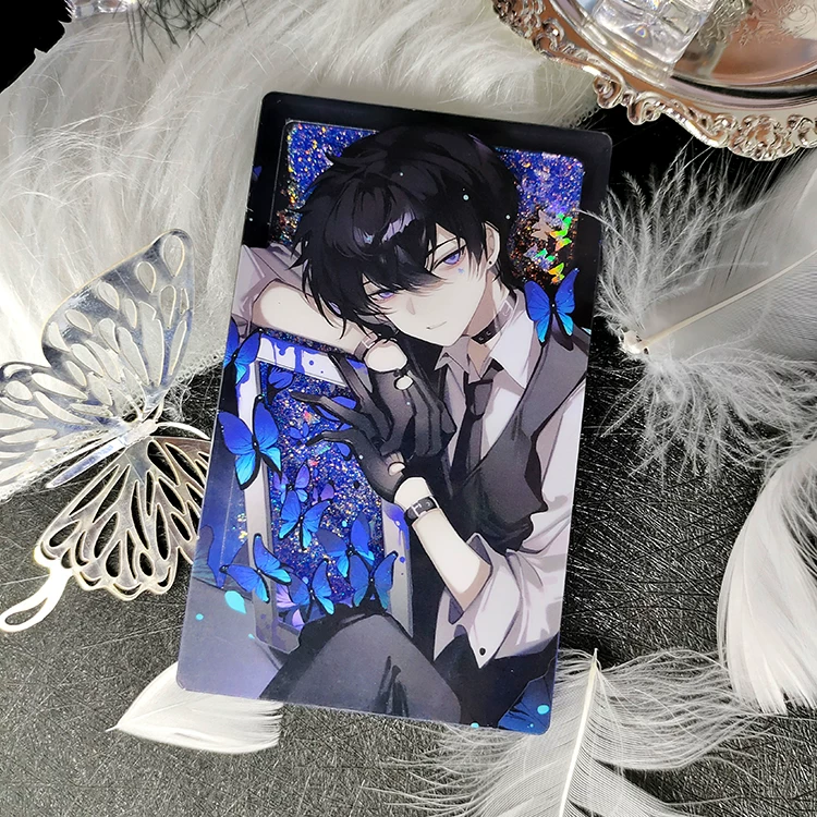 Vtuber virtual anchor Shoto Liuisha Mahjong Pendant Badge Color Paper Lama Tickets VTB VTB Tongren Around