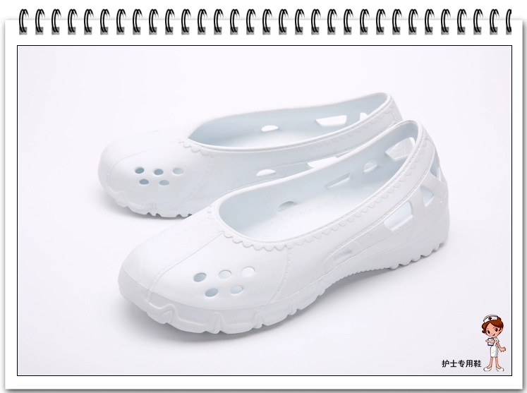 giày y tá trắng vận chuyển giày dép giày thường Eva bác sĩ chống vật chất và nhẹ thở kháng khuẩn 