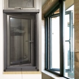 Скрининг -окно самостоятельно устоявшиеся с скрытым невидимым экраном Расширение окна в ванной комнате Домохозяйство Анти -москито