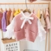Mùa thu mới nam và nữ quần áo trẻ em 1-3 tuổi Trẻ sơ sinh trẻ em áo len áo len vest vest áo len - Áo ghi lê