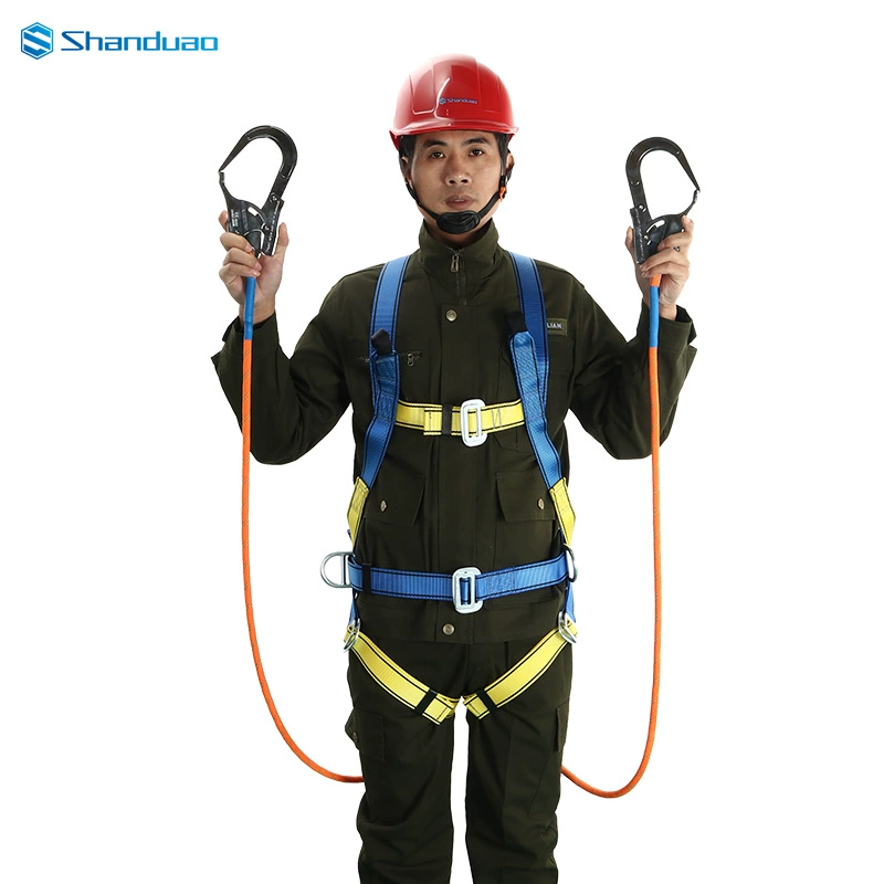 Dây an toàn làm việc ở độ cao Sanduao Bộ dây leo núi ngoài trời chống rơi Đai an toàn thợ điện dây an toàn điện lực dây an toàn toàn thân 