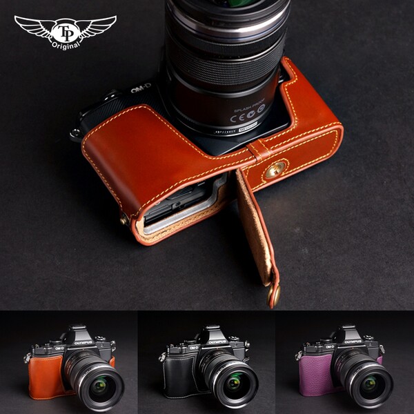 Olympus, оригинальная камера, сумка для техники, чехол, EM5, из натуральной кожи, EM5