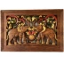 Mới đôi voi tinh khiết gỗ rắn chạm khắc hộp bìa hộp sơn trang trí retro Đông Nam Á cổng điện hộp chìa khóa - Cái hộp hộp gỗ quà tặng Cái hộp